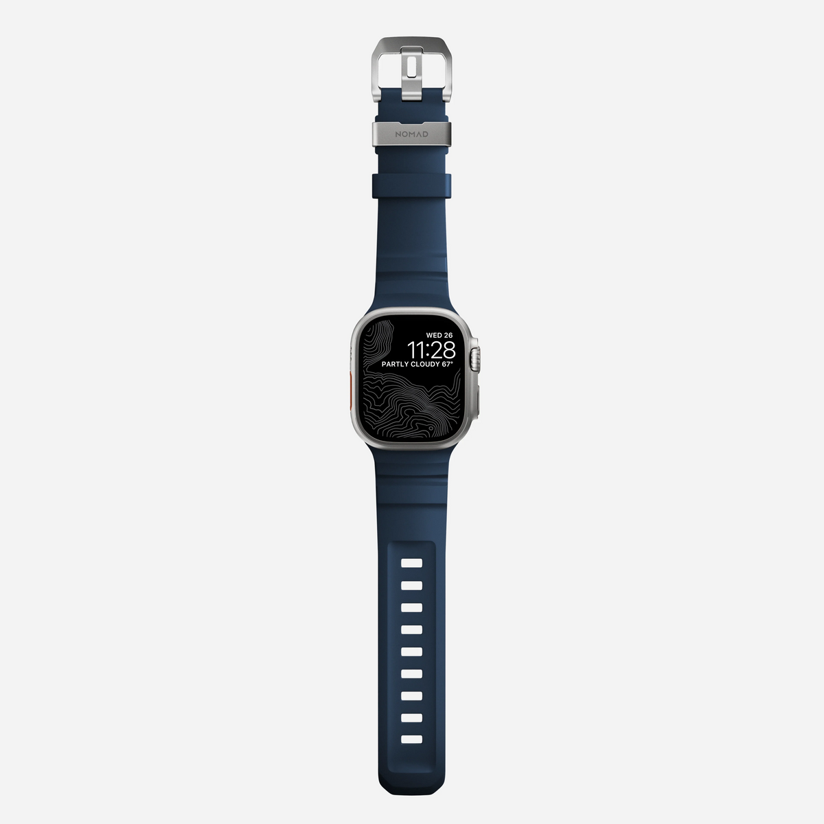 Nomad Rocky Point Band for Apple Watch 44-49-Ultra - Atlantic (Natural Hardware)