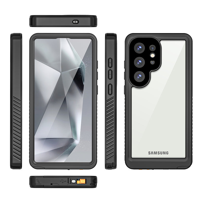 Waterproof & Dustproof Samsung Galaxy S25 Ultra Case Built-in Screen Guard