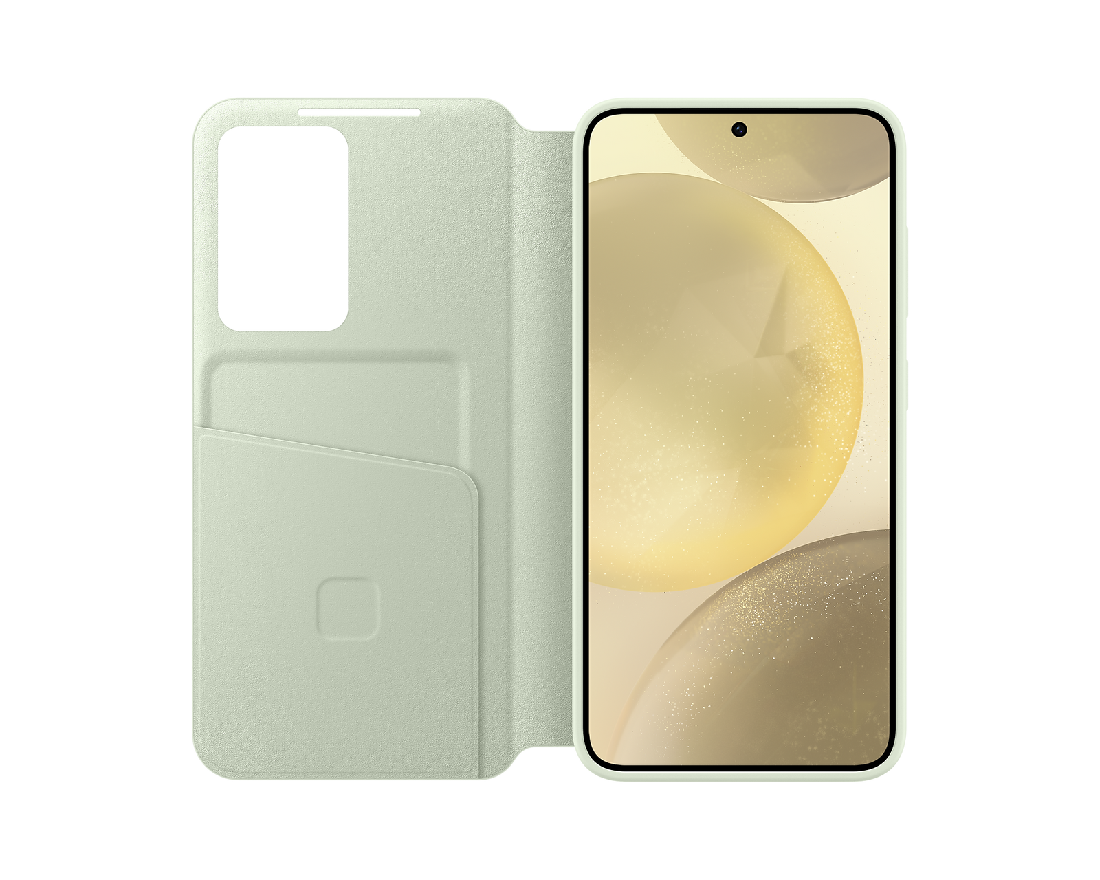 Samsung Official Smart View Wallet Case S24 Standard 6.2 inch - Light Green - Mac Addict