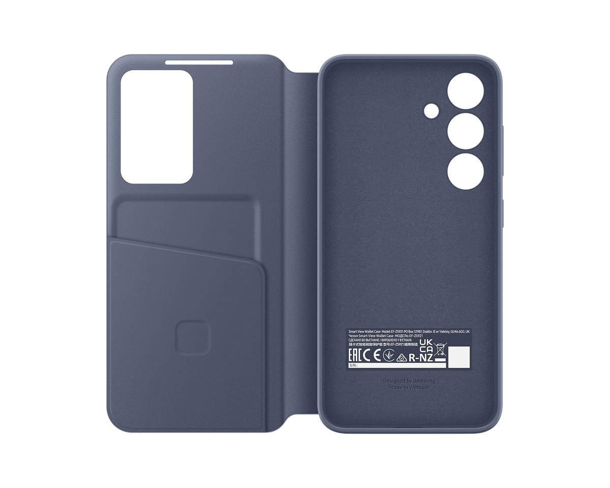 Samsung Official Smart View Wallet Case S24 Standard 6.2 inch - Violet - Mac Addict