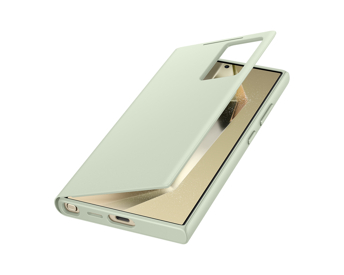 Samsung Official Smart View Wallet Case S24 Ultra 6.8 inch - Light Green - Mac Addict