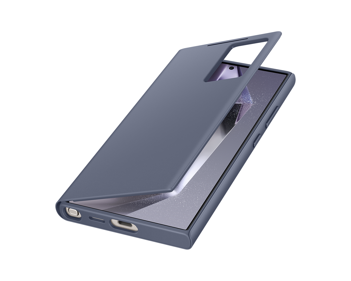 Samsung Official Smart View Wallet Case S24 Ultra 6.8 inch - Violet - Mac Addict