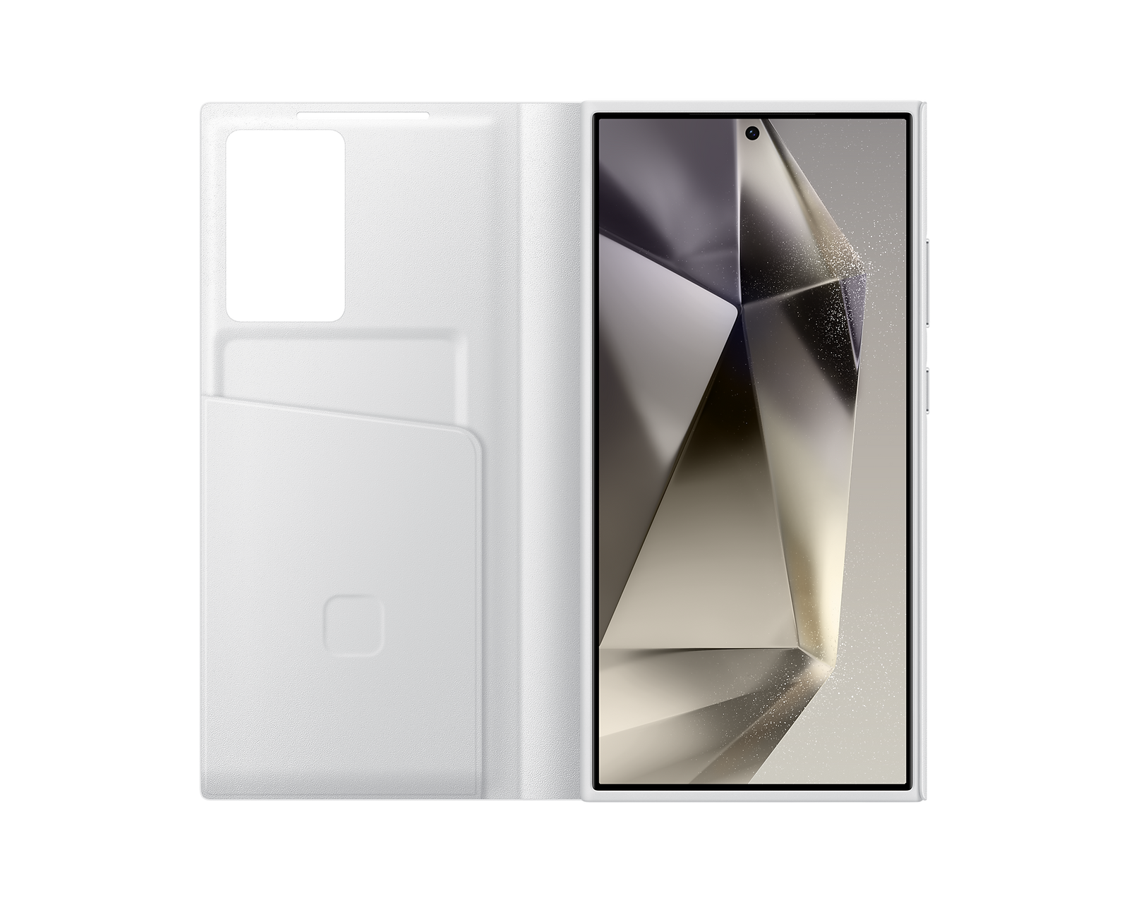 Samsung Official Smart View Wallet Case S24 Ultra 6.8 inch - White - Mac Addict
