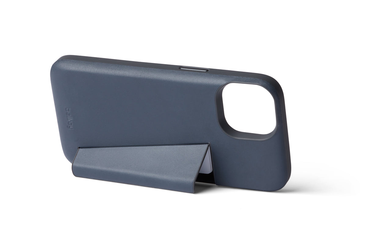 Bellroy Leather 3 Card Case iPhone 14 Plus - Bluestone Bellroy Leather 3 Card Case iPhone 14 Plus - Bluestone