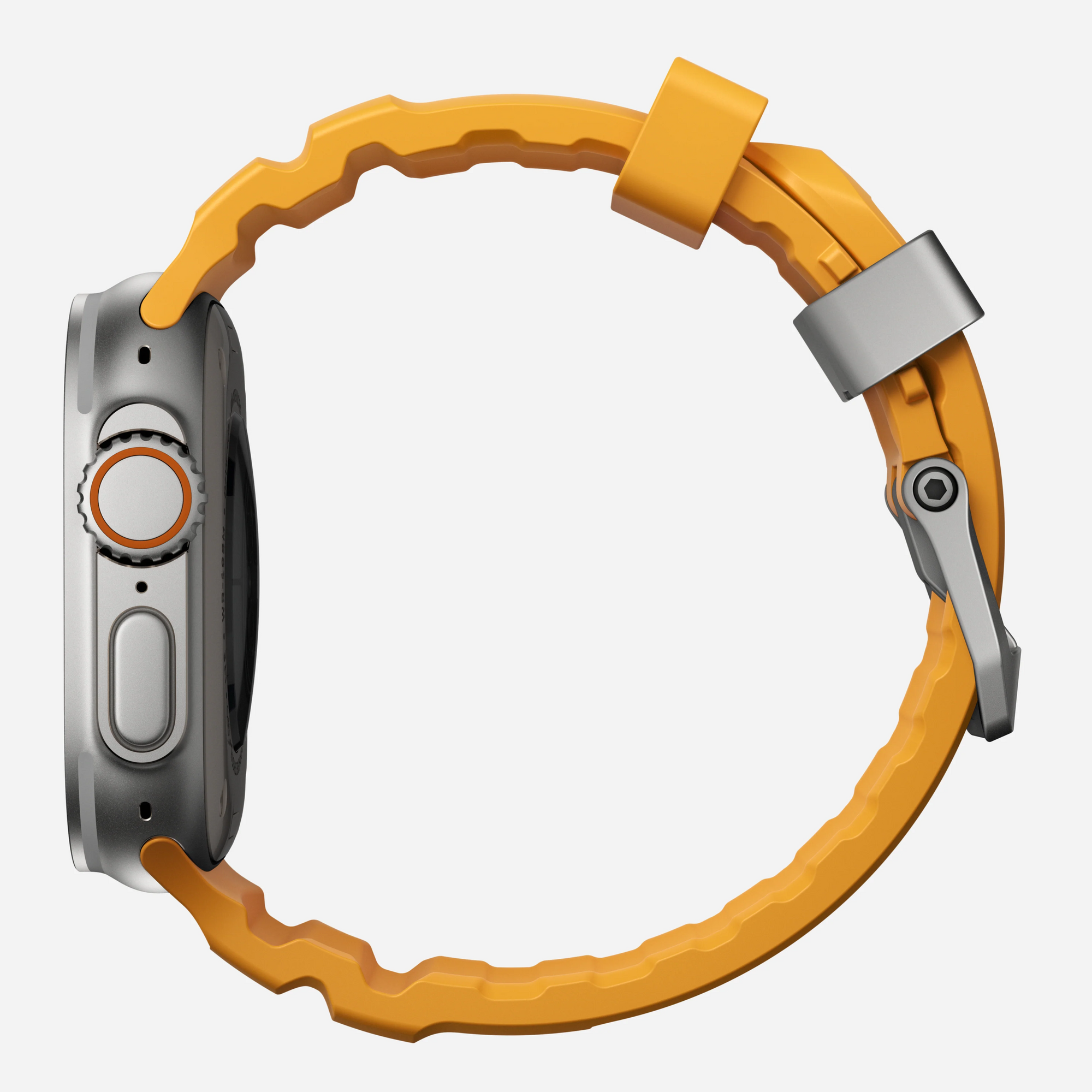 Nomad Rocky Point Band for Apple Watch 44-46-Ultra - Sol Yellow (Natural Hardware)