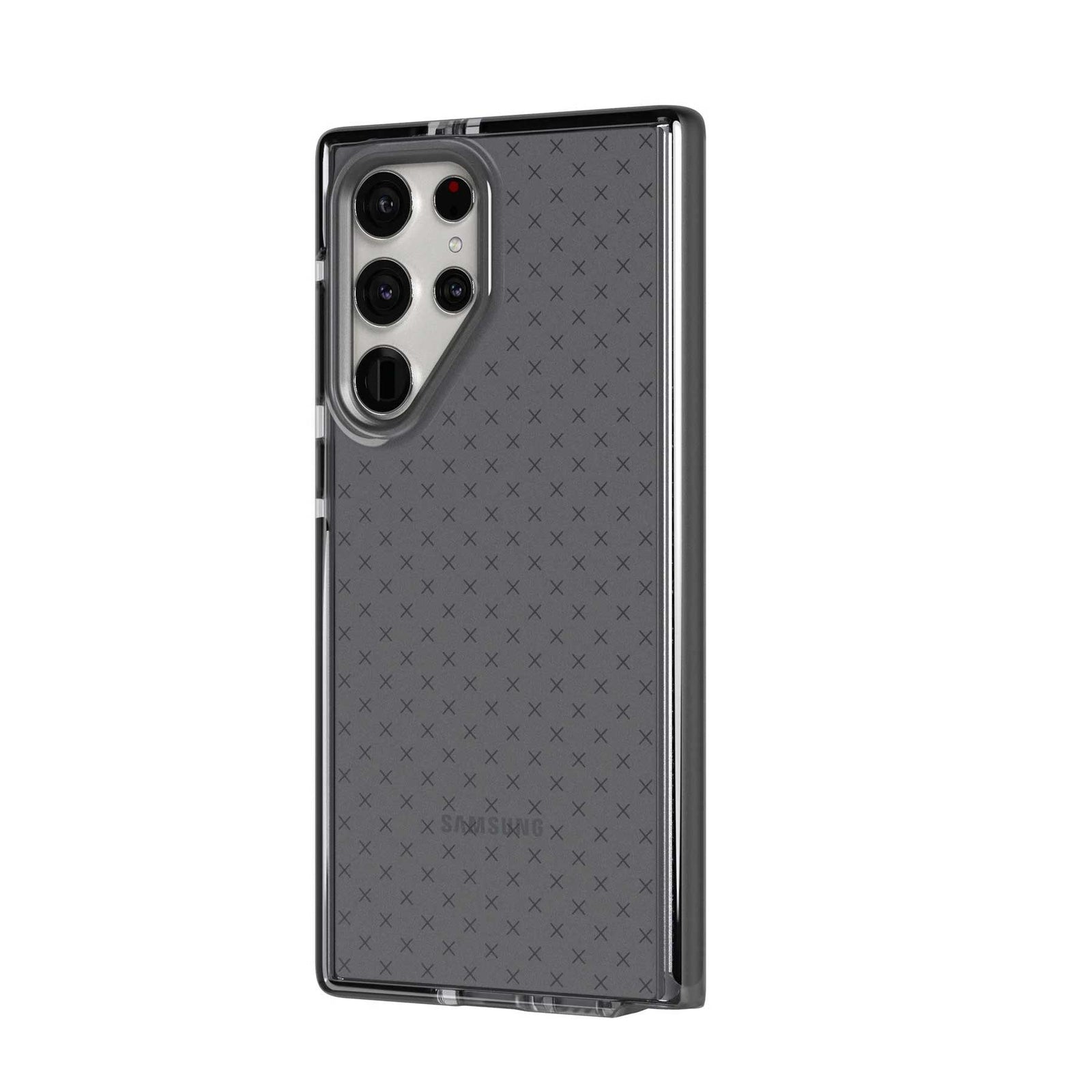 Tech21 Evo Check 4.9m Drop Protective Case Samsung S22 Ultra 6.8 inch - Smokey Black