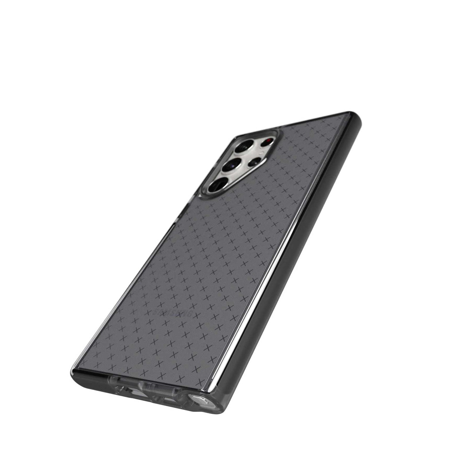 Tech21 Evo Check 4.9m Drop Protective Case Samsung S22 Ultra 6.8 inch - Smokey Black
