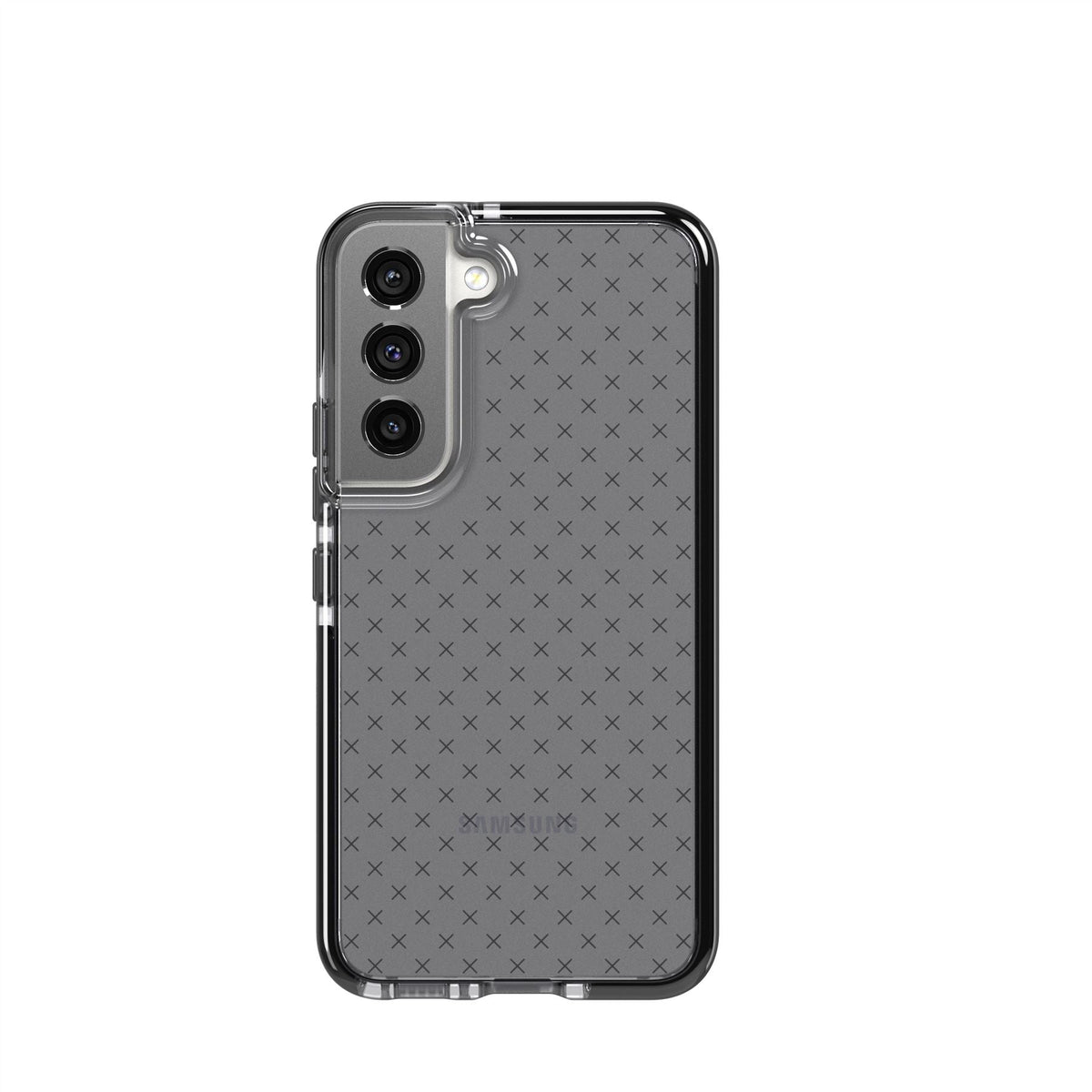 Tech21 Evo Check 4.9m Drop Protective Case Samsung S22 Plus 6.6 inch - Smokey Black 1