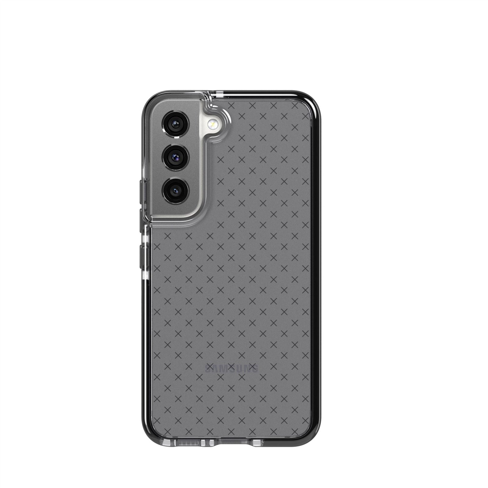 Tech21 Evo Check 4.9m Drop Protective Case Samsung S22 Plus 6.6 inch - Smokey Black 1