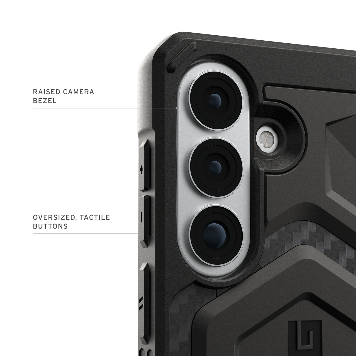 UAG Monarch Pro with Magnets Samsung Galaxy S26 Standard - Carbon Fiber