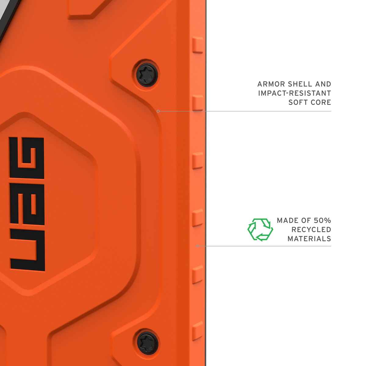 UAG Pathfinder Case with Magnets for Samsung Galaxy S26 Ultra - Orange