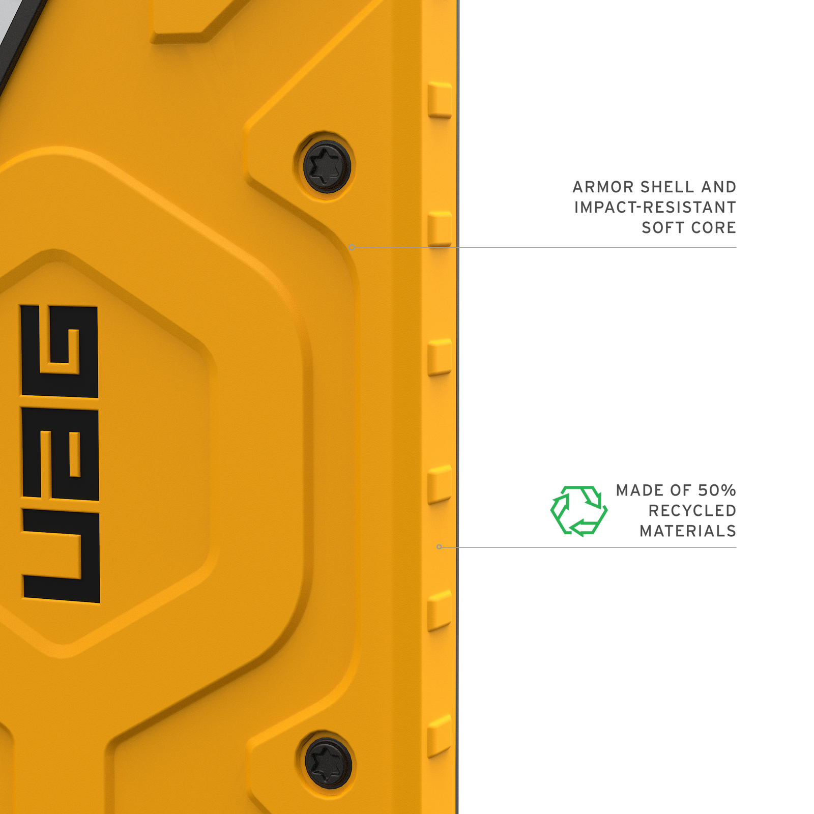UAG Pathfinder Case with Magnets for Samsung Galaxy S26 Ultra - Heritage Yellow