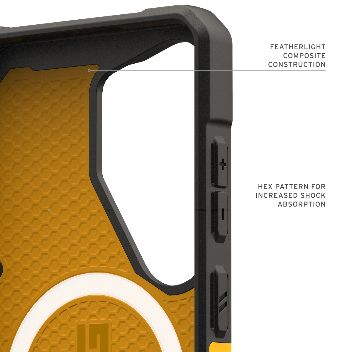 UAG Pathfinder Case with Magnets for Samsung Galaxy S26 Ultra - Heritage Yellow