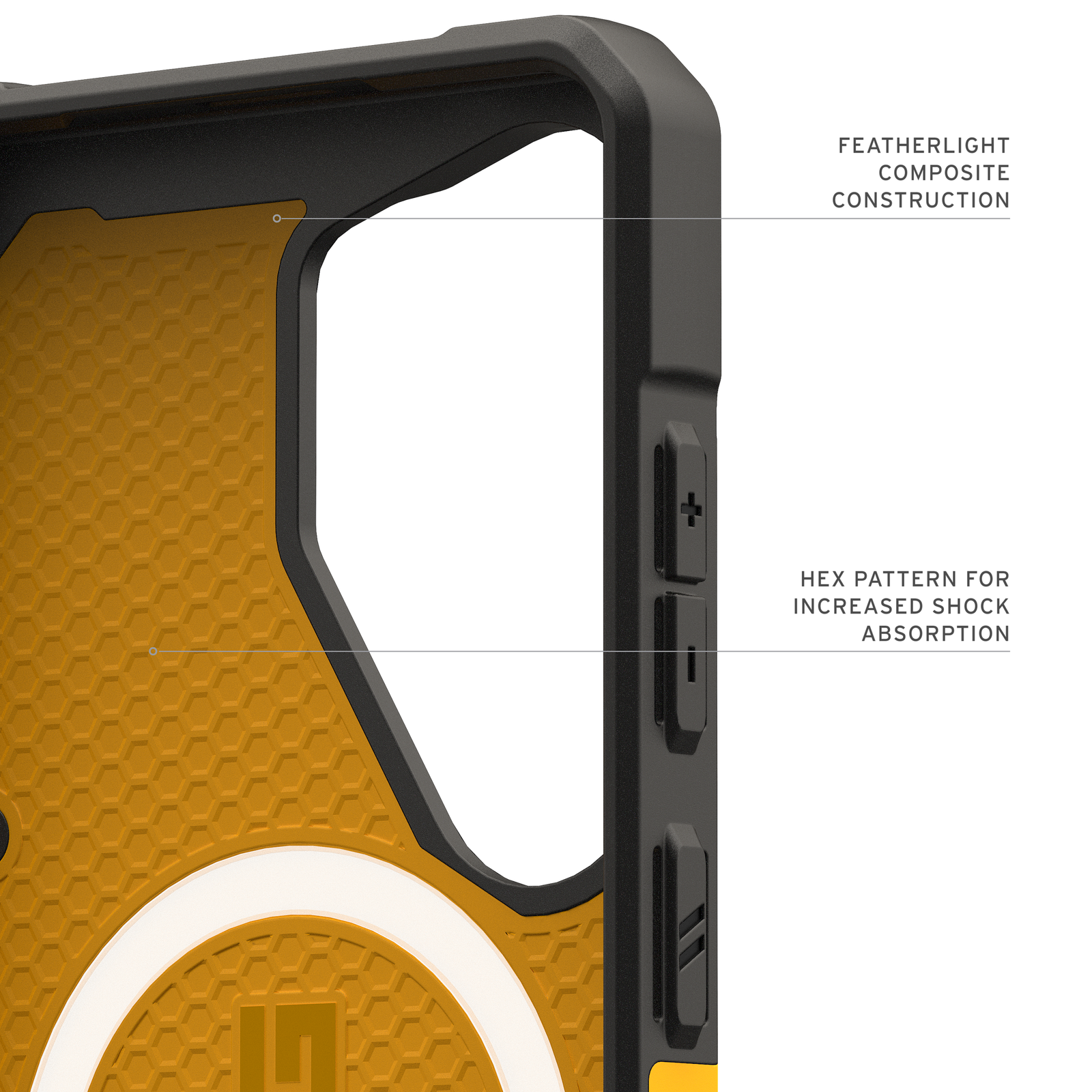 UAG Pathfinder Case with Magnets for Samsung Galaxy S26 Ultra - Heritage Yellow