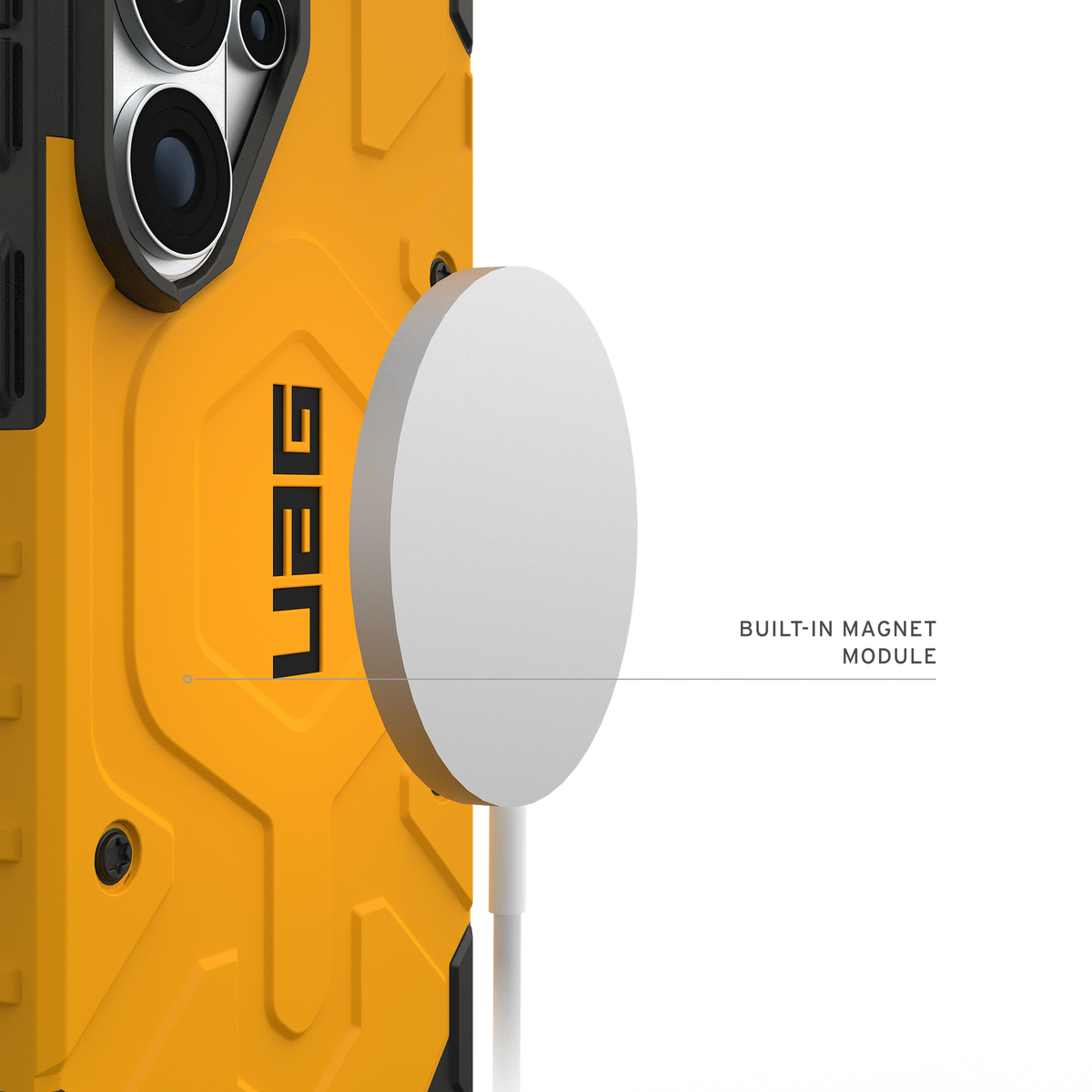 UAG Pathfinder Case with Magnets for Samsung Galaxy S26 Ultra - Heritage Yellow