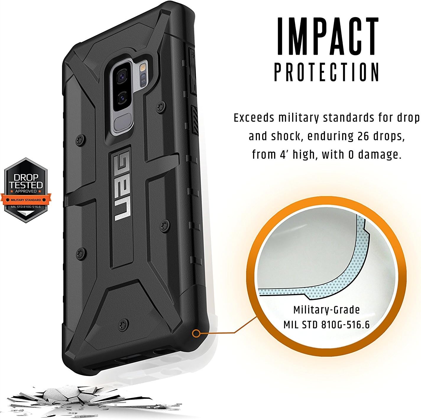 UAG PathfinderProtective Case for Samsung Galaxy S9 Plus - Black
