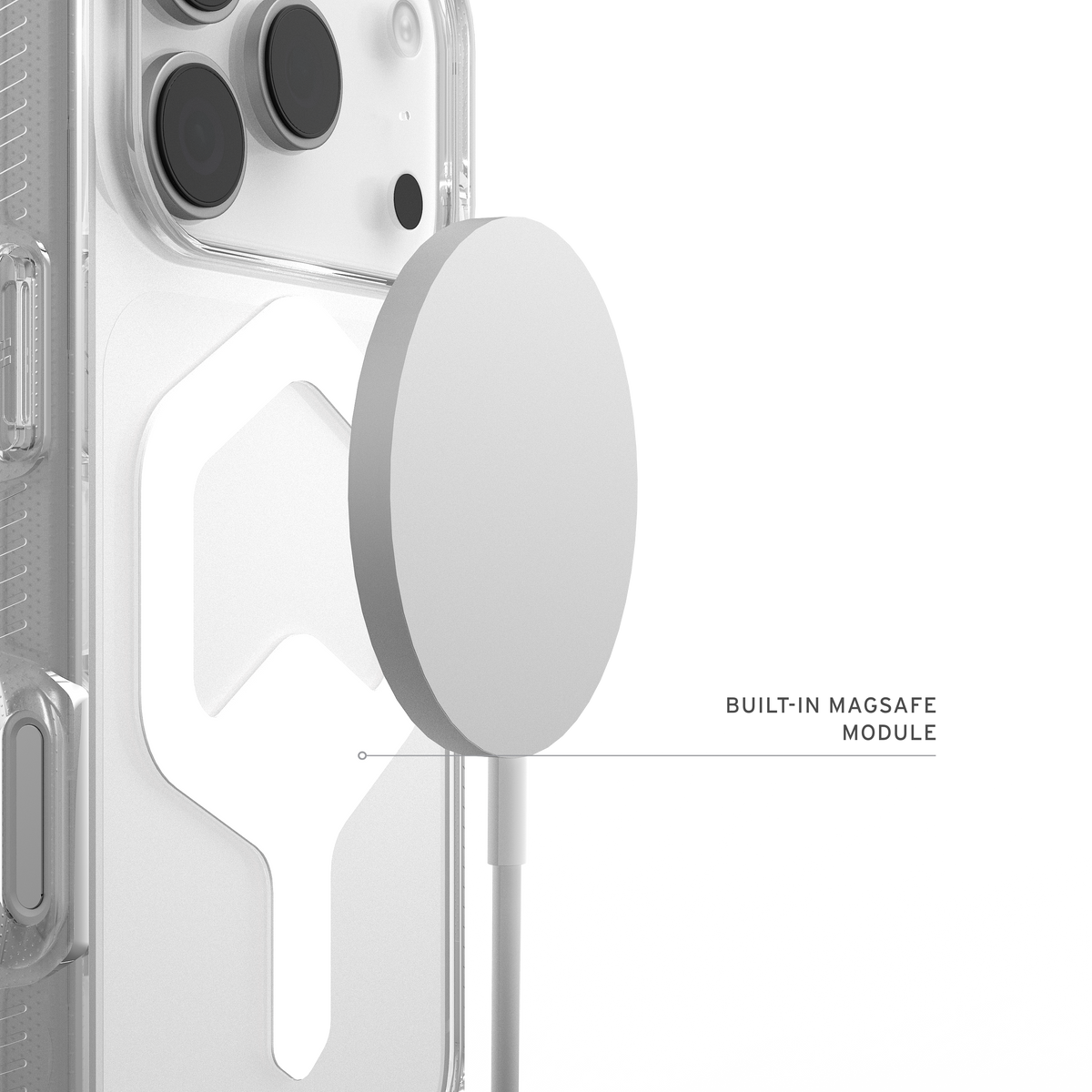 Plyo MagSafe Case for iPhone 18 Pro 6.3 in Ice/White - UAG