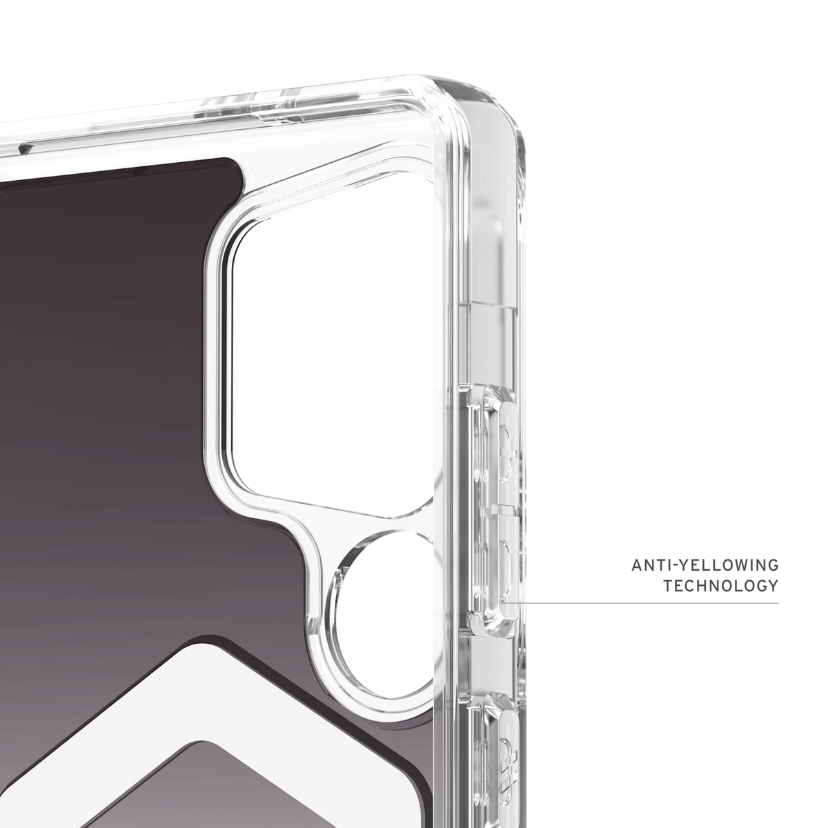 UAG Plyo Pro Rugged Case & Magnet Samsung S25 Ultra - Black / Clear Ombre