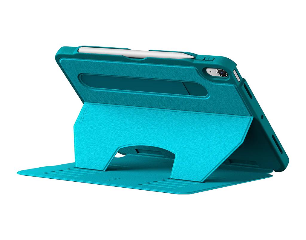 Zugu iPad Folio Case for iPad Air 11" M2 / M3 / M4 & Air 4th/5th - Aqua Teal - Mac Addict