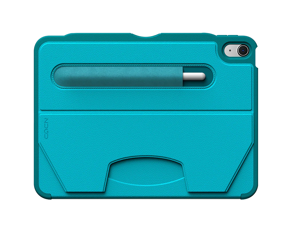 Zugu iPad Folio Case for iPad Air 11" M2 / M3 / M4 & Air 4th/5th - Aqua Teal - Mac Addict