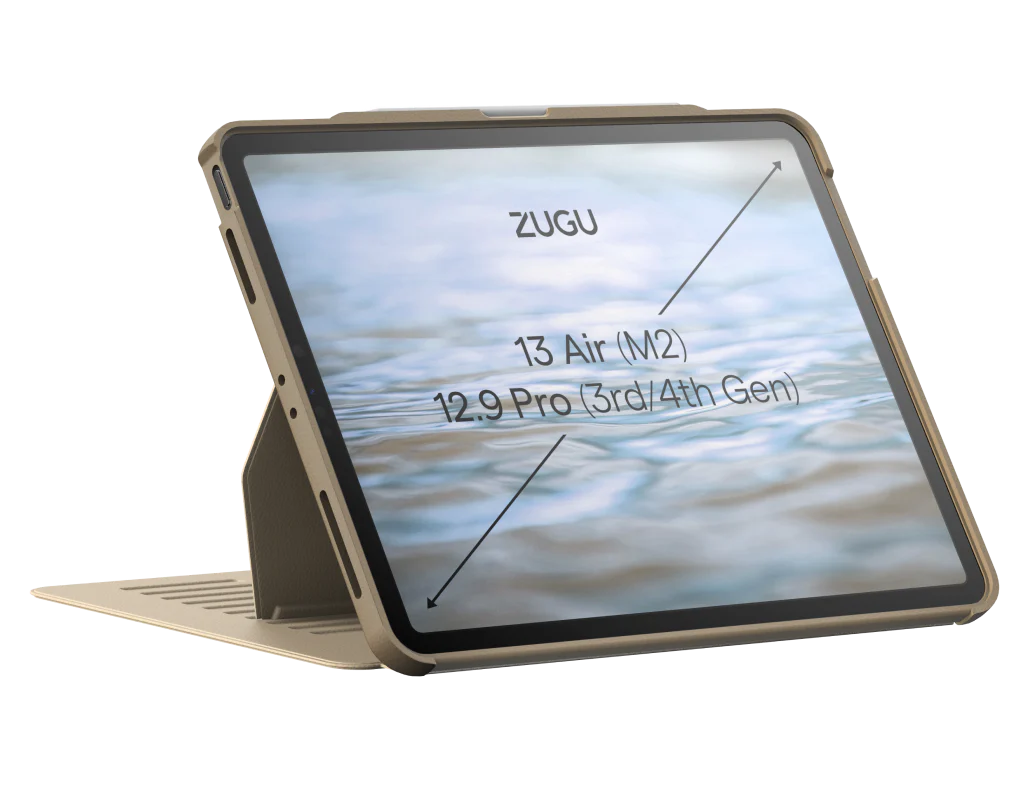 Zugu Case for iPad Air 13 M2 / M3 & Pro 12.9 3rd 4th Gen - Sand
