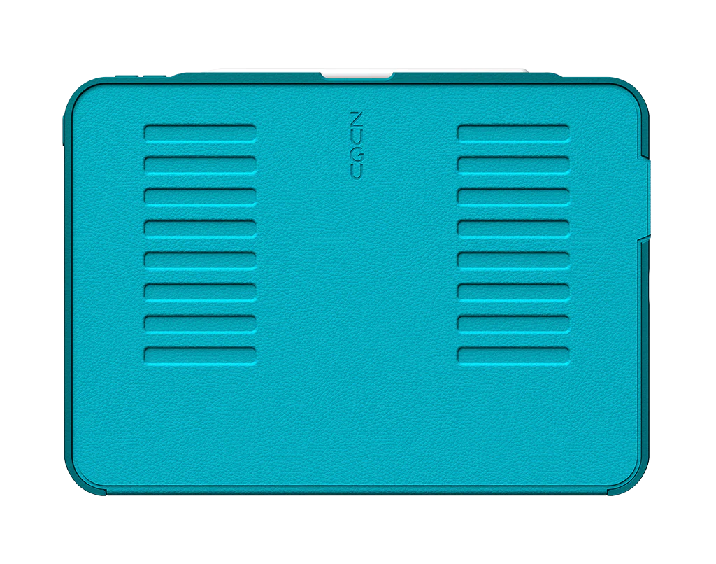 Zugu iPad Folio Case for iPad Pro 11 M4 / M5 - Aqua Teal - Mac Addict