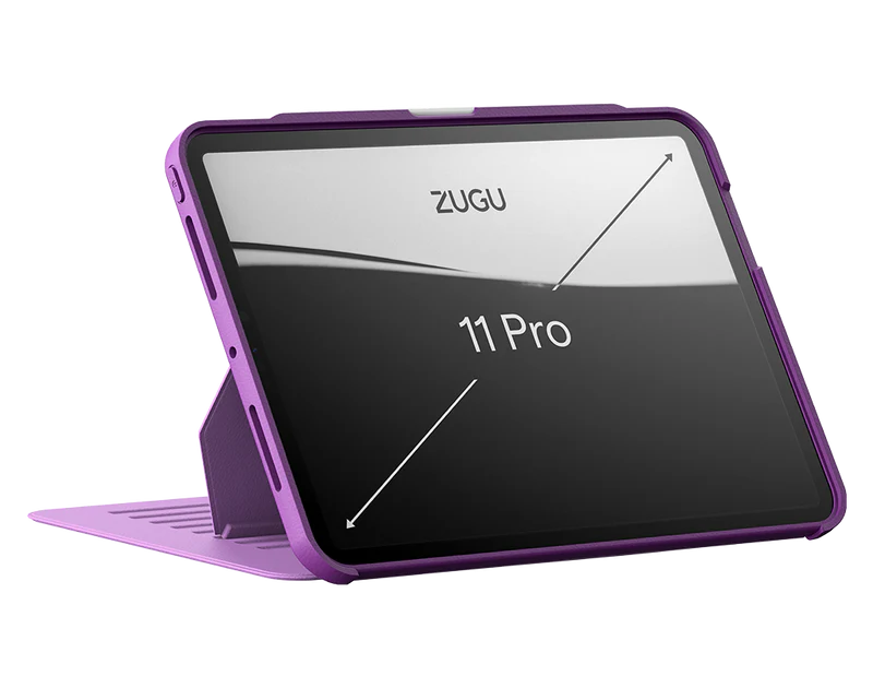 Zugu iPad Folio Case for iPad Pro 11 M4 / M5 - Nova Purple - Mac Addict
