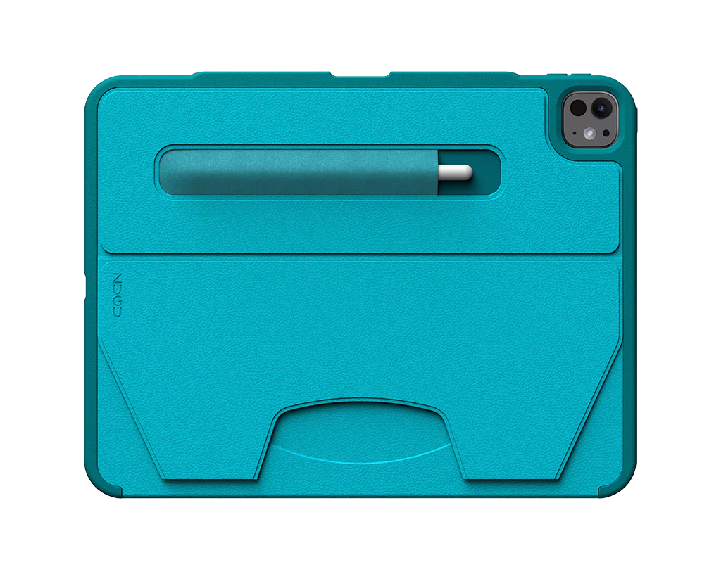 Zugu iPad Folio Case For iPad Pro 13 M4 / M5 - Aqua Teal - Mac Addict