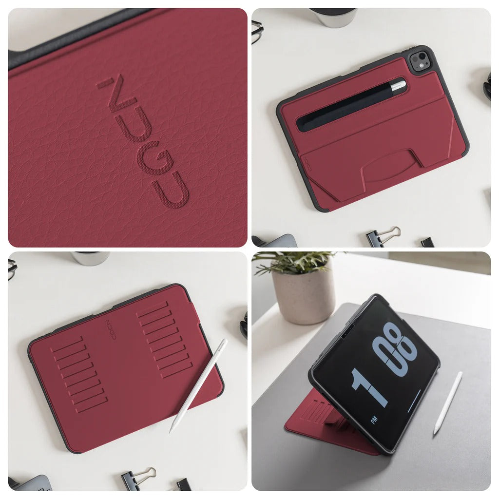 Zugu Case for iPad Pro 11 M4 2024 - Red