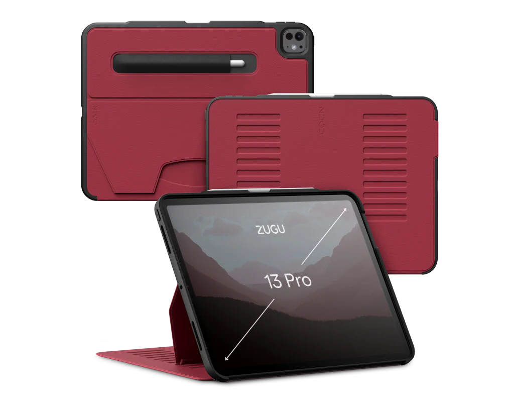 Zugu Case For iPad Pro 13 M4 / M5 - Red