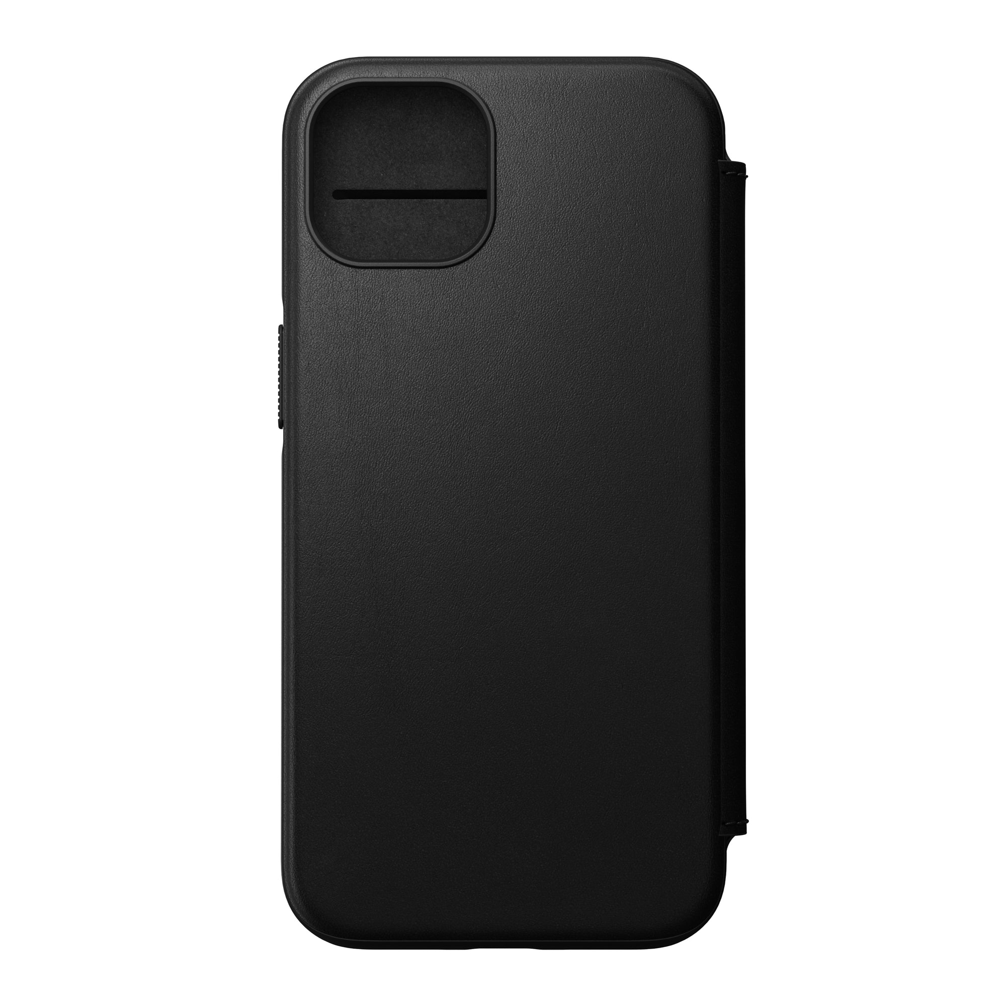 Nomad Modern Leather Folio w/ MagSafe For iPhone 13 - BLACK - Mac Addict