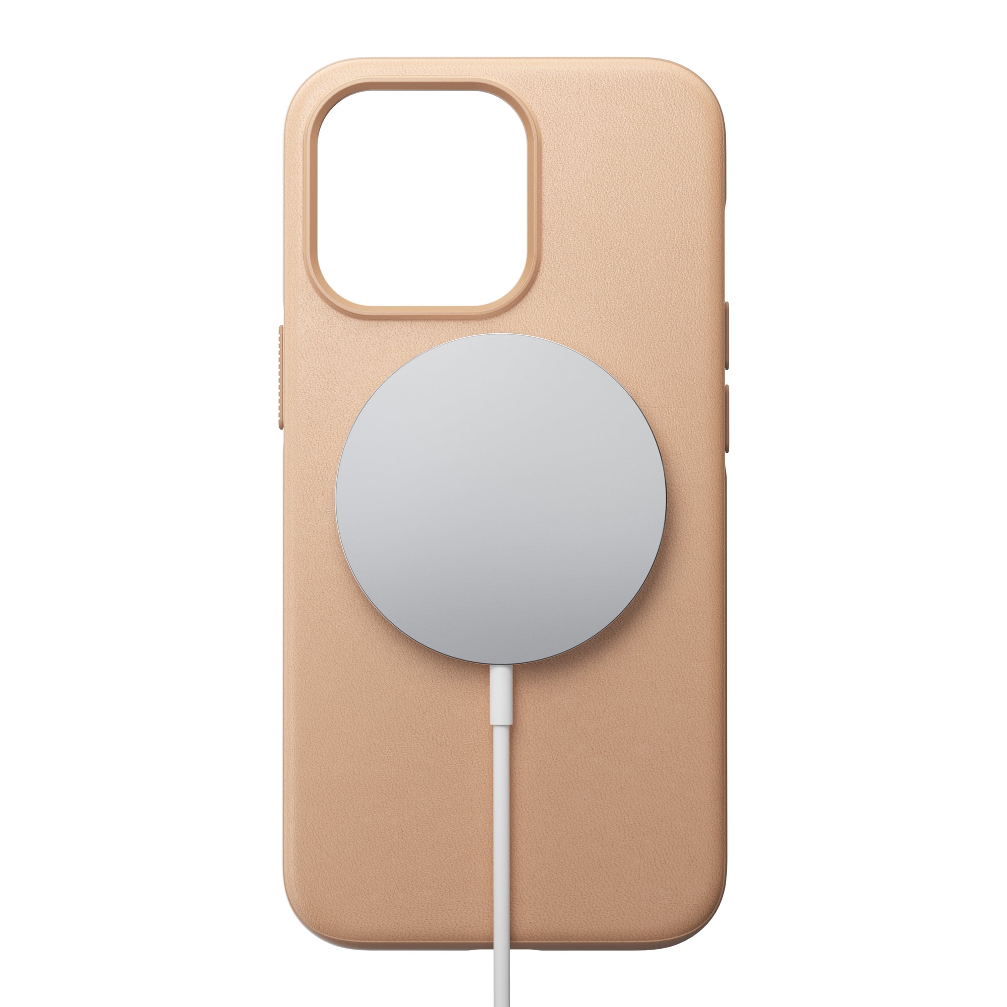 Nomad Modern Leather Case w/ MagSafe For iPhone 13 Pro - NATURAL - Mac Addict