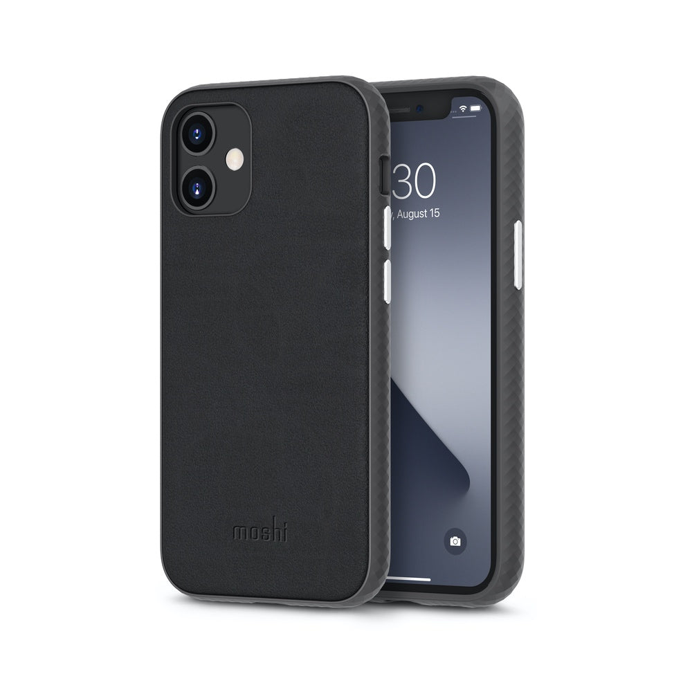 Moshi Overture Wallet Case For iPhone 12 mini - Jet Black - Mac Addict