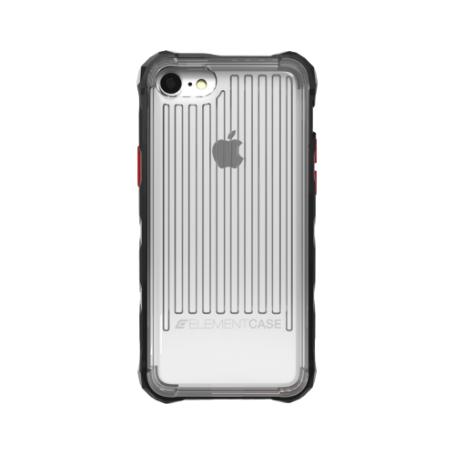 Element Case Special Ops Protective Case For iPhone SE/8/7 - Clear/Black - Mac Addict