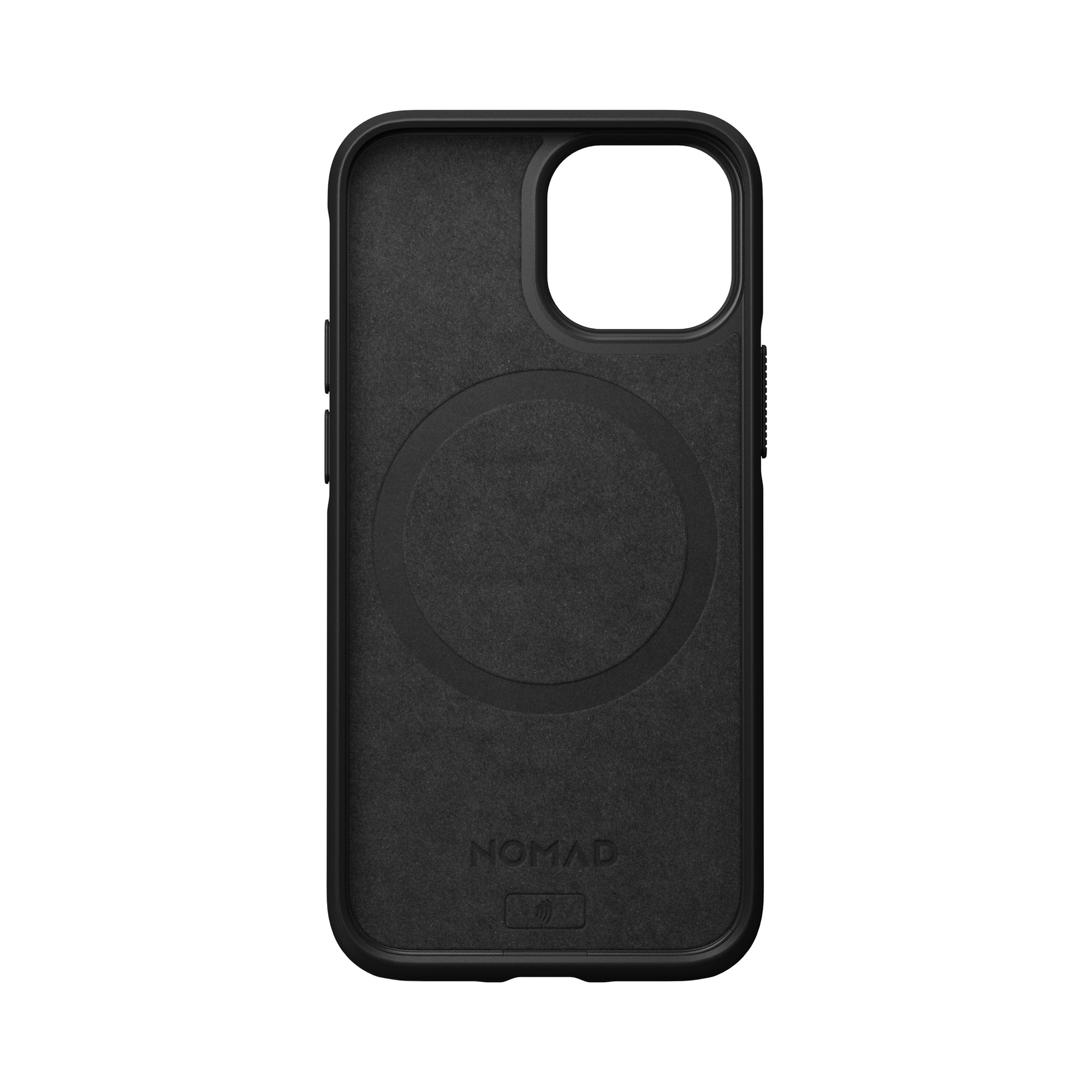 Nomad Modern Leather Case w/ MagSafe For iPhone 13 mini - BLACK - Mac Addict
