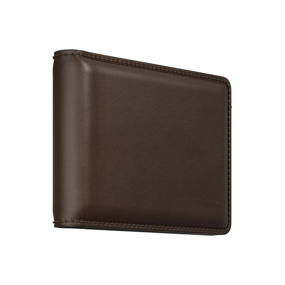 Nomad BiFold Wallet w/ Horween Leather - BROWN - Mac Addict