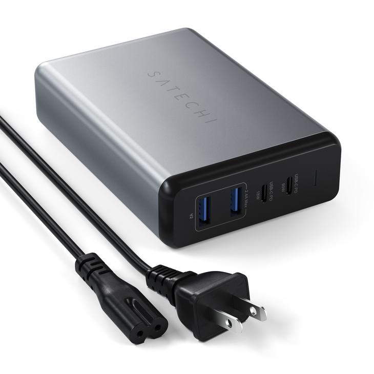 Satechi 108W Pro Type-C PD Charger w/ 2 x USB-C & 2 x USB-A - Mac Addict