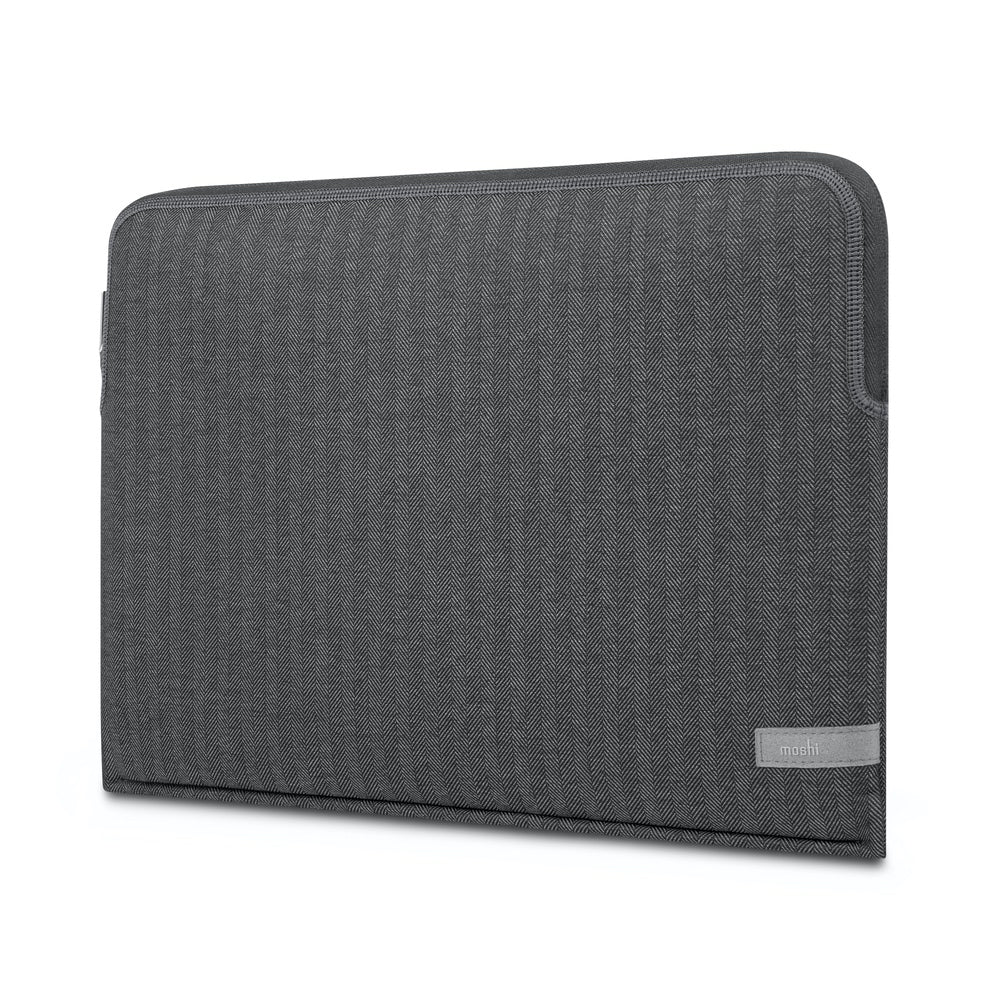 Moshi Pluma Laptop Sleeve For 15"/16" MacBook Pro - Herringbone Gray - Mac Addict