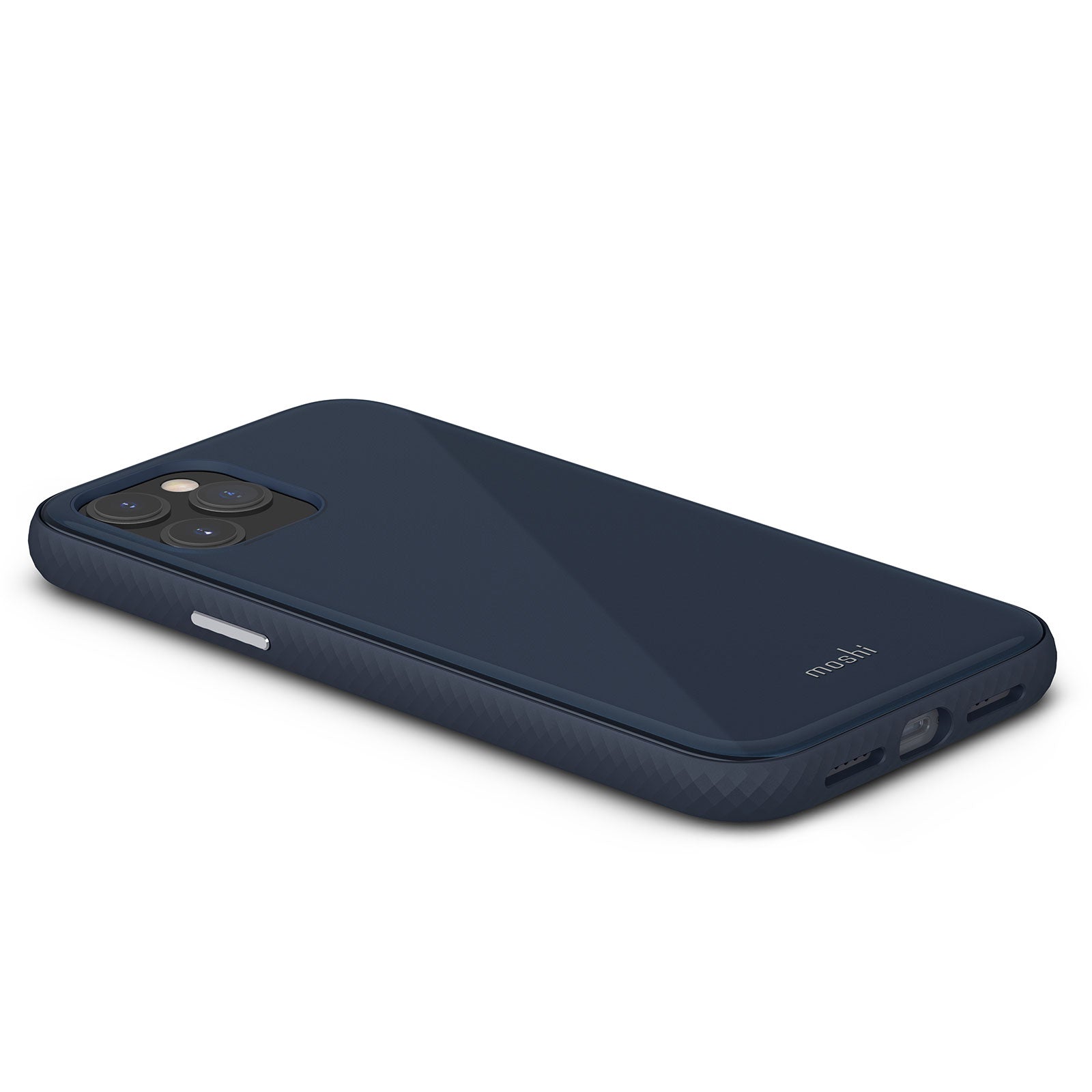 Moshi iGlaze Slim Hardshell Case For iPhone 12 Pro Max - Slate Blue - Mac Addict