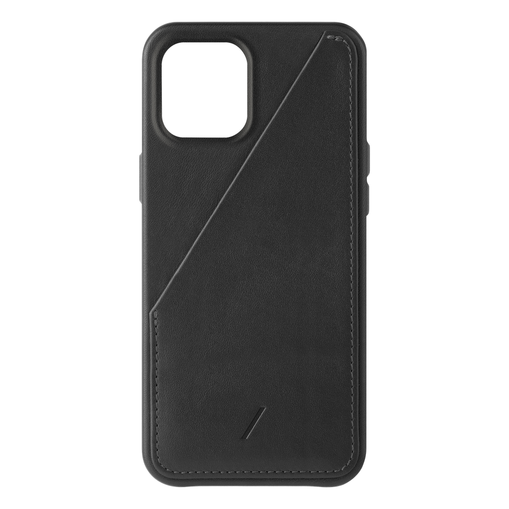 Native Union Clic Card Leather Case For iPhone 12 Pro Max - Black - Mac Addict