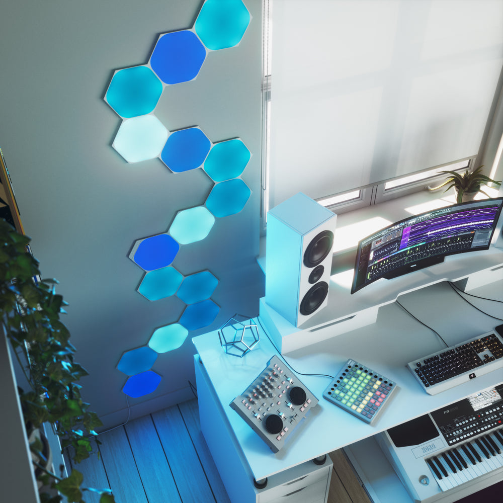 Nanoleaf Shapes - Hexagons Starter Pack (15 Panels) - Mac Addict