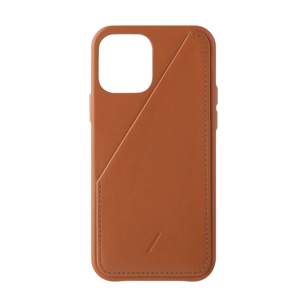 Native Union Clic Card Leather Case For iPhone 12 / 12 Pro - Tan - Mac Addict