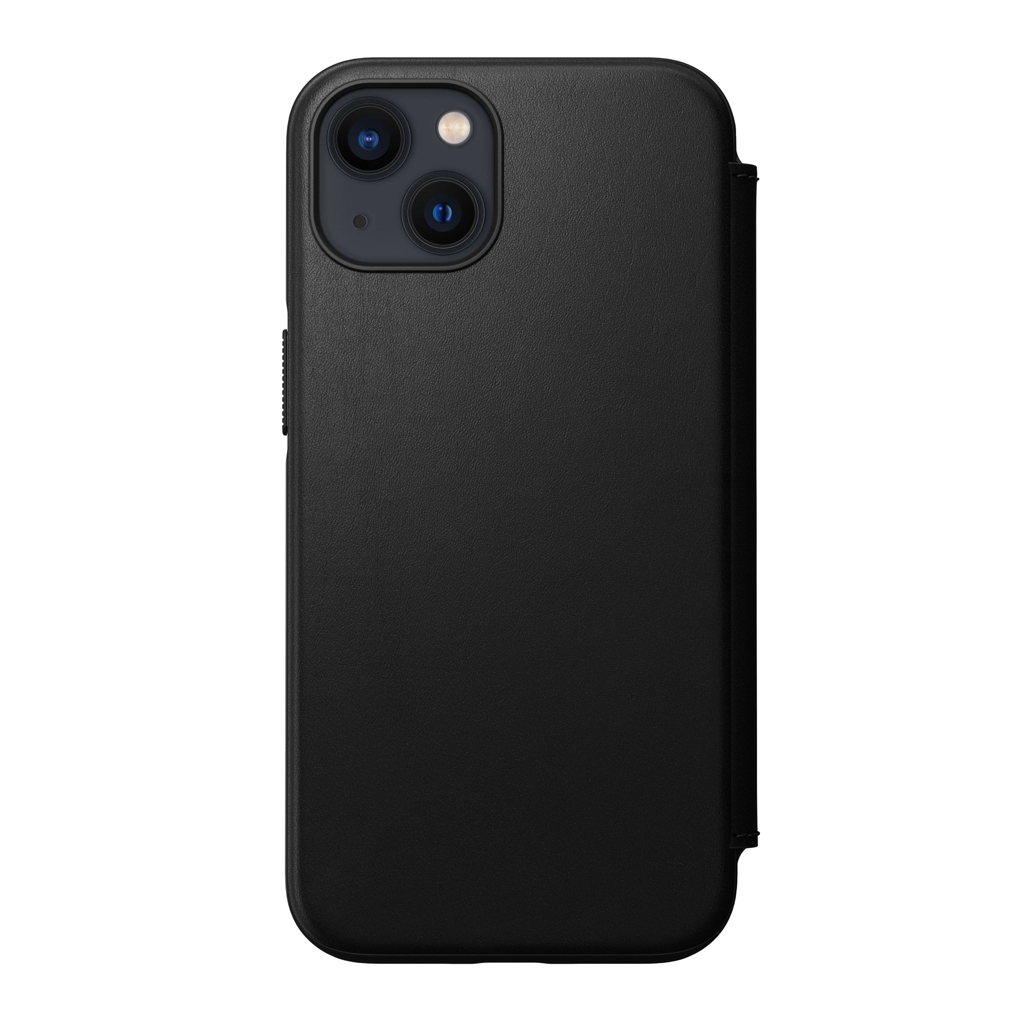 Nomad Modern Leather Folio w/ MagSafe For iPhone 13 - BLACK - Mac Addict