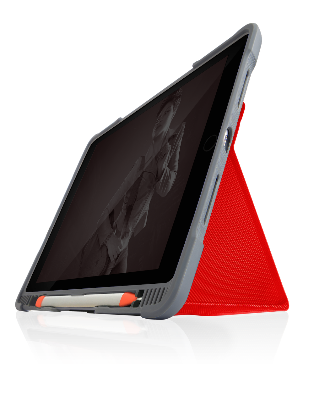 STM Dux Plus Duo Rugged Case For iPad 8th/7th Gen - Red - Mac Addict