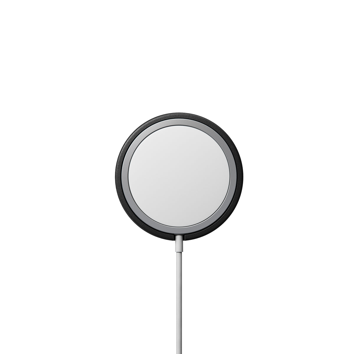 Nomad Leather Cover For MagSafe Charger - BLACK - Mac Addict