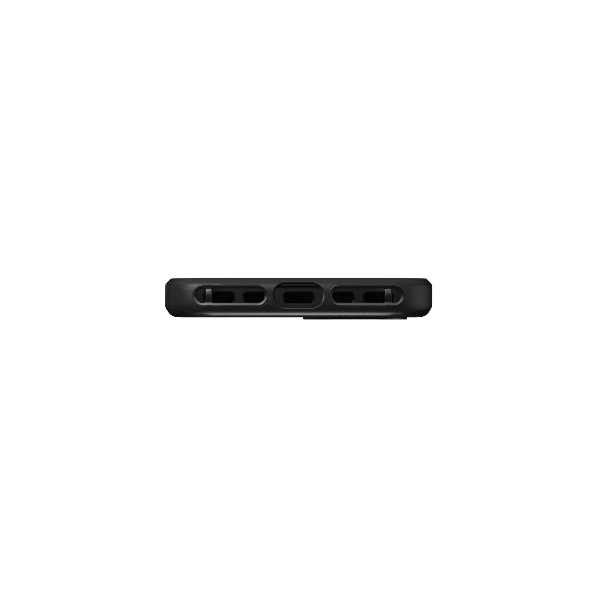 Nomad Modern Leather Case w/ MagSafe For iPhone 13 - BLACK - Mac Addict