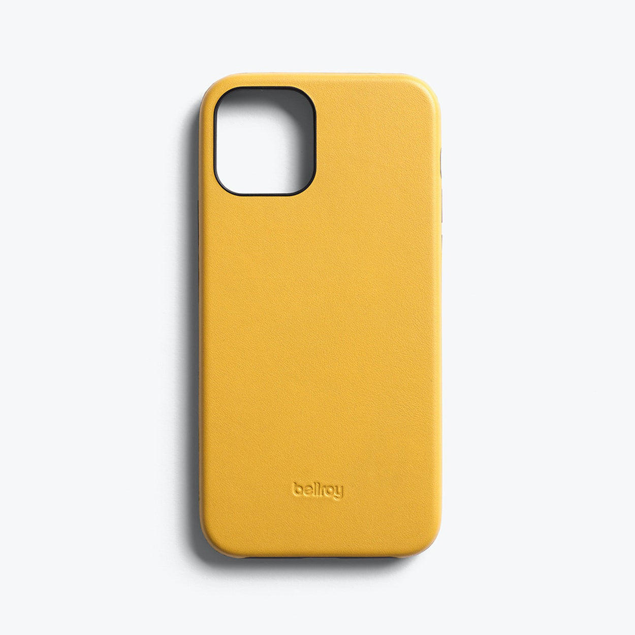 Bellroy Slim Genuine Leather Case For iPhone iPhone 12 mini - LEMON - Mac Addict