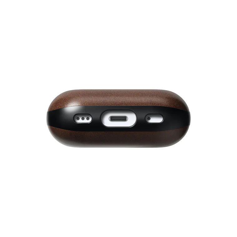 Nomad Horween Leather Case - AirPods PRO 2nd Gen-  Brown