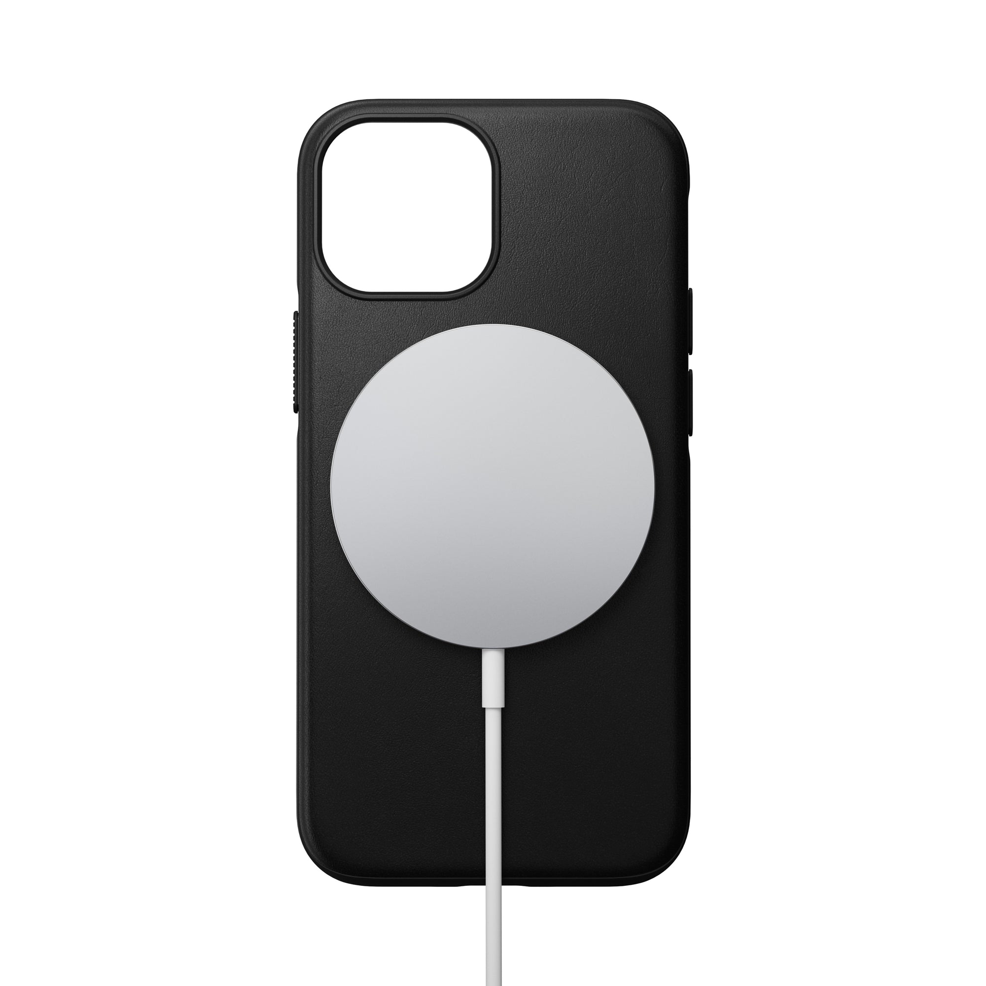 Nomad Modern Leather Case w/ MagSafe For iPhone 13 mini - BLACK - Mac Addict