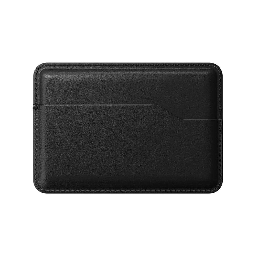 Nomad Card Wallet w/ Horween Leather - BLACK - Mac Addict